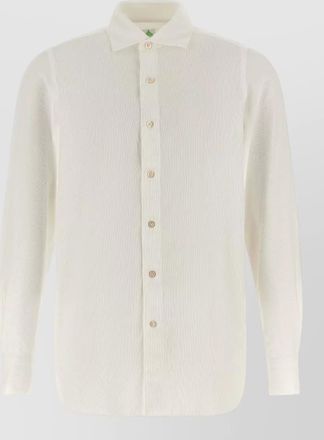 Finamore corduroy regular-fit shirt