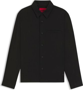 HUGO BOSS Overhemden, Heren, Zwart, M, Hemd