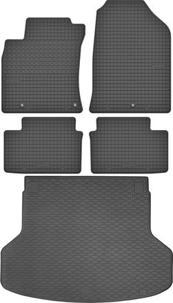 OEM Hyundai I30 Iii Sw Kombi De 2017 (juego) - Alfombrillas De Goma Para Coche + Alfombrilla Para Maletero