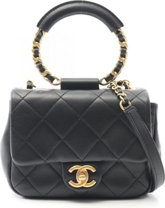Chanel Leather Shoulder Bag (Pre-Owned)