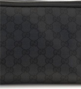 Gucci Womens Pouch Small Essence Classic Black Black-Black Fabric Clutch Bags Black/black