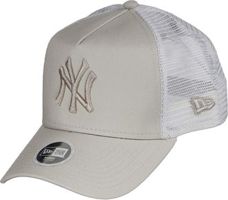 New Era Women Trucker Cap - New York Yankees Stone Beige