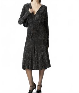Pinko Armeni Abito Jersey Full Dress In Black