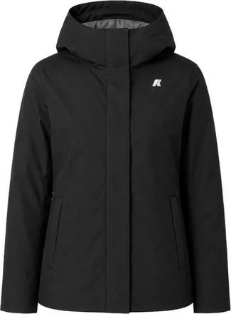 K-Way Giacca LIL Twill Soft Beaver - - Jackets - Donna - Nero - L
