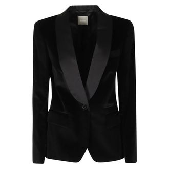 Kiltie Blazer - Jackets - Mujer - Negro - XS