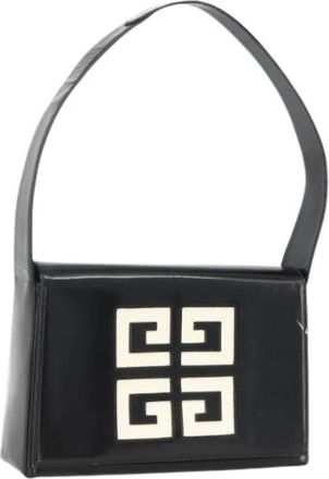 Givenchy Pre-owned Handbags, female, Black, Size: ONE SIZE Pre-owned Patent Leather Shoulder Bag