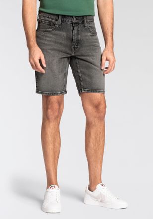 Levi's Jeansshorts LEVIS 445 ATHLETIC SHORTS, Herren, Gr. 33, N-Gr, schwarz (down to my core shor), Denim/Jeans, Obermaterial: 99% Baumwolle, 1% Elasthan, Je