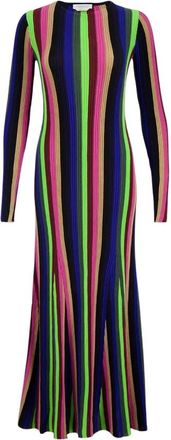 Gabriela Hearst Affinity Knit Maxi Jurk - Dames - Kleedjes - Veelkleurig - S - Kasjmier - Kleedjes