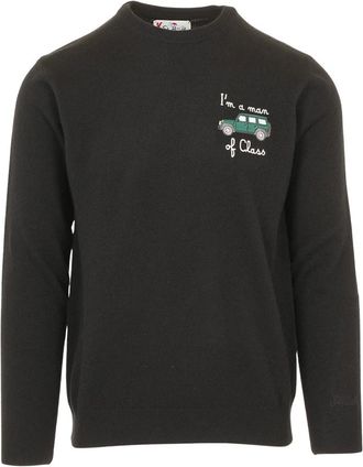 MC2 Saint Barth Heron Light Crewneck Sweater - - Knitwear - Uomo - Nero - L