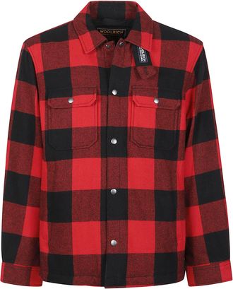 Woolrich Check Alaskan Checkered Wool-Blend Shirt Jacket