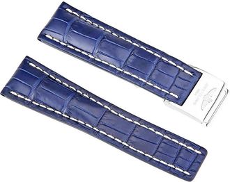 Breitling 24 MM Blue Leather Strap 747P-A20D.1