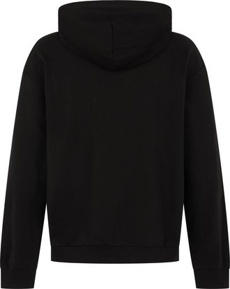 HUGO BOSS Mens Hooded Cotton Sweatshirt Black Jumpers Sweater