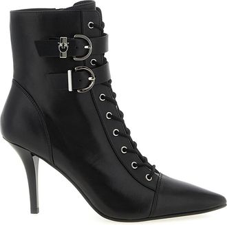 Pinko Pinko, Schoenen, Dames, Zwart, 36 EU, Leer, Lucy 27 Enkellaarsjes