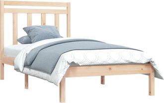 vidaXL Bed Frame without Mattress 90x200 cm Solid Wood vidaXL