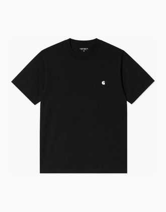 Carhartt Work in Progress Mens Carhartt WIP S/S Madison T-Shirt Black/White - Size: 42