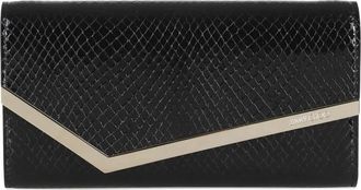 Jimmy Choo London Borsa tote con effetto serpente - Nero