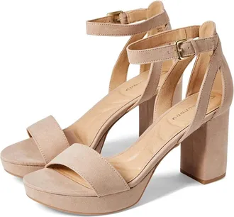 Chinese Laundry CL By Laundry Go on 2 Dress Sandals Women Nude Block Heel Ankle Strap GAL1720