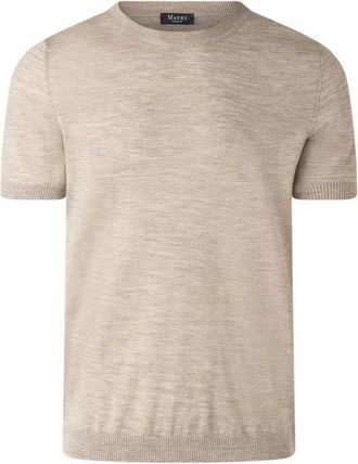 Maerz Truien & Vesten, Heren, Beige, L, Rondgebreide trui