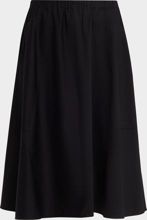 Vince Pull-On Full Skirt