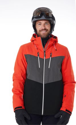 Killtec Skijacke KILLTEC KSW 45 MN SKI JCKT, Herren, Gr. 4XL, orange (dunkelorange), Obermaterial: 100% Polyester;Futter: 100% Polyester;F&uuml;llung: 100% Polyest