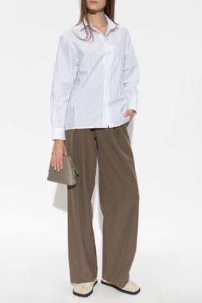 Maison Margiela Striped Shirt, Womens, White