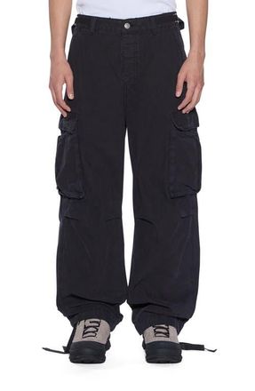 Ksubi Troop Cotton Cargo Pants in Black at Nordstrom, Size 32