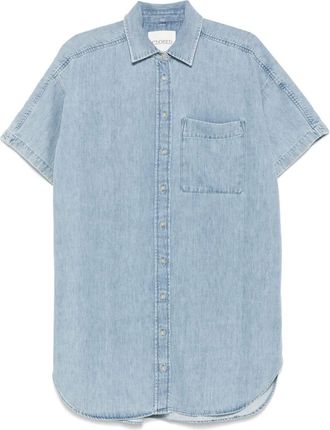 Closed Mini-blousejurk - Blauw