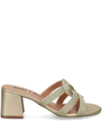Bibi Lou 60mm Alia sandals - Gold