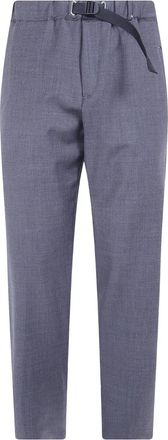 White Sand Rechte broek - Heren - Straight fit broeken - Grijs - S - Wol - Broeken