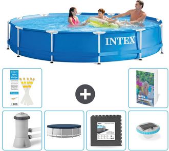 Intex Piscina Con Estructura Redonda - 366x76 Cm - 7-piezas S260