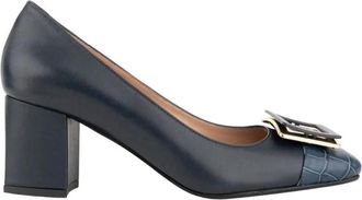 Sergio Moretti Pumps - Dames - Pumps - Blauw - 40 EU - Leer - Schoenen