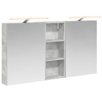 vidaXL Juego De Muebles De Ba&ntilde;o Con Estante 3 Pcs 130 X 14,5 X 70 Cm Vidaxl