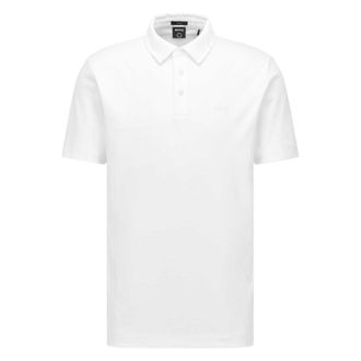 HUGO BOSS Heren 30 Slim Poloshirt (Wit)