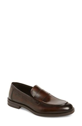 Stuart Weitzman Club Classic Loafer in Cognac at Nordstrom, Size 10.5