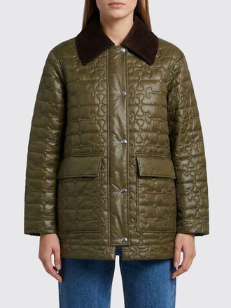 Ganni Piumino Shiny Quilt Midi Ganni