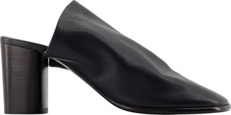 Christophe Lemaire Glove Mules - Dames - Muiltjes - Zwart - 41 EU - Leer - Schoenen
