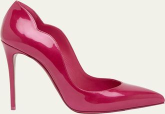 Christian Louboutin Hot Chick Patent Red Sole Pumps