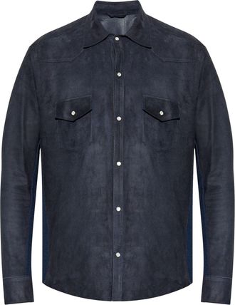 Eleventy Giacca-camicia - Blu