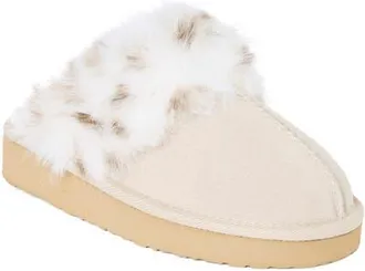 Minnetonka Chesney Hi Scuff Slipper in Stone Leopard at Nordstrom, Size 11