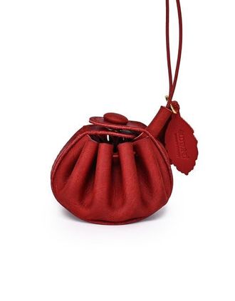 OLD TREND Buki Genuine Leather Mini Charm in Red at Nordstrom