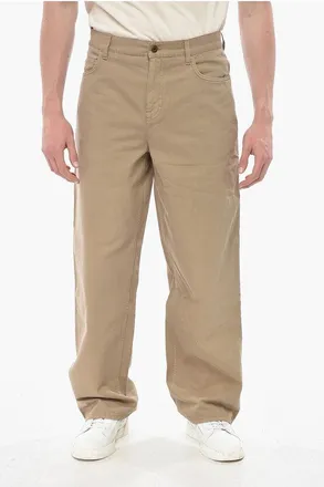 Burberry Cotton Five-Pocket Pants with Logo Button size 48