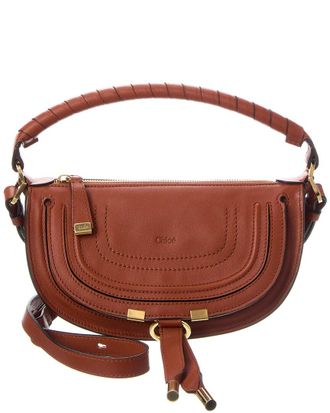 Chlo&eacute; Marcie Mini Leather Shoulder Bag