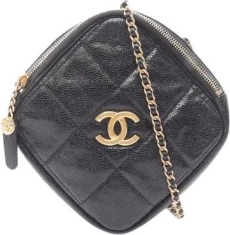 Chanel Pre-owned Matelasse Calf Shoulder Bag - Dames - Vintage Schoudertas - Zwart - ONE Size - Leer - Vintage