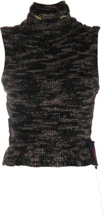 Vitelli Cosmic Crop Top - Tops - Mujer - Gris - L