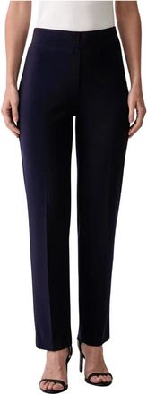 Joseph Ribkoff Slim Ankle-Length Broeken - Dames - Slim Fit Broeken - Blauw - M - Polyester - Broeken