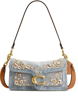Coach Tabby embellished shoulder bag - Blu