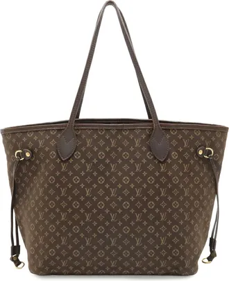 Louis Vuitton Brown Fusain Galle Monogram Idylle Shoulder Bag Tote Bag (Pre-Owned)