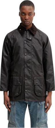 Barbour Beaufort Waxed Jacket - Heren - Zomerjassen - Bruin - S - Katoen - Jassen