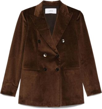 Lardini Double-breasted Corduroy Blazer