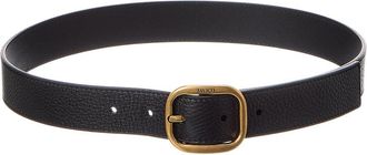 Loewe Rounded Leather Belt